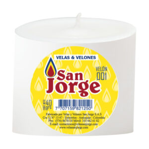 Velón 001 – San Jorge – Blanco – x12 Unidades