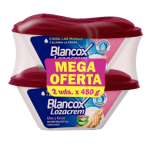 LozaCrem x2 – Blancox – 450g – Aloe Y Rosas