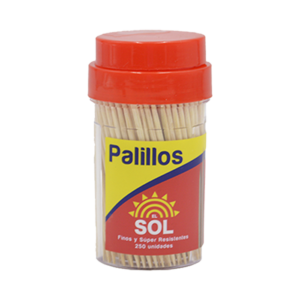 Palillos - El Sol - x250 Unidades - Tarro