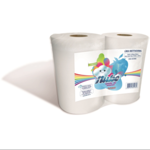 Toalla De Mano En Rollo x2 - Nube - Blanca - Doble Hoja
