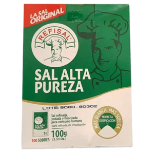 Sal Alta Pureza x100 - Refisal - 1g - Dispensador