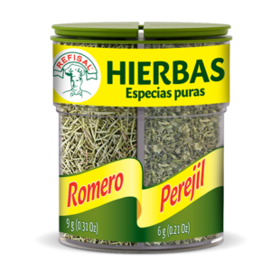 Mezcla De Sal Con Especias Naturales – Refisal – 16g – Romero / Perejil